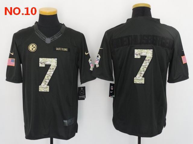 Men's Pittsburgh Steelers #7 Ben Roethlisberger Jersey NO.10;